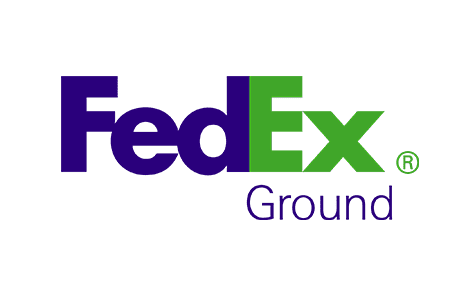 A fedex ground logo is shown.