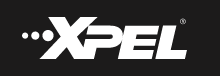 A black and white logo of kpe